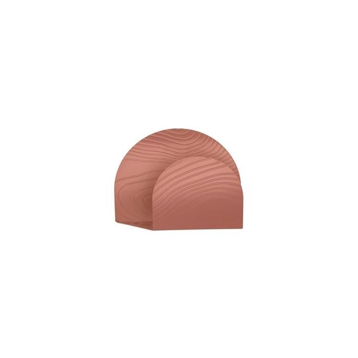 Alessi PU08 BR Servilletero Veneer Resina Marrón - Diseño Patricia Urquiola, Acero con Decoración en Relieve Alessi PU08 BR Servilletero Veneer Resina Marrón - Diseño Patricia Urquiola, Acero con Decoración en Relieve