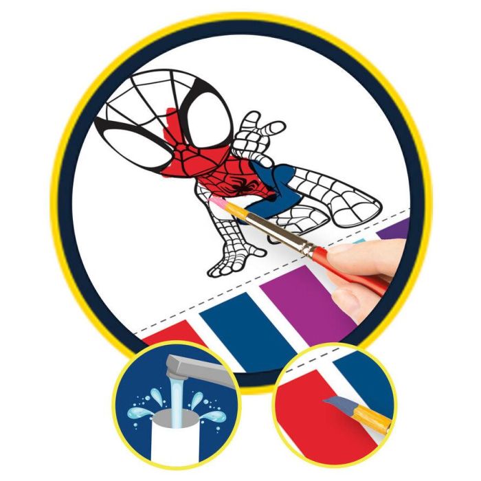 Estacion Dibujo Roll & Go Spidey Marvel 1