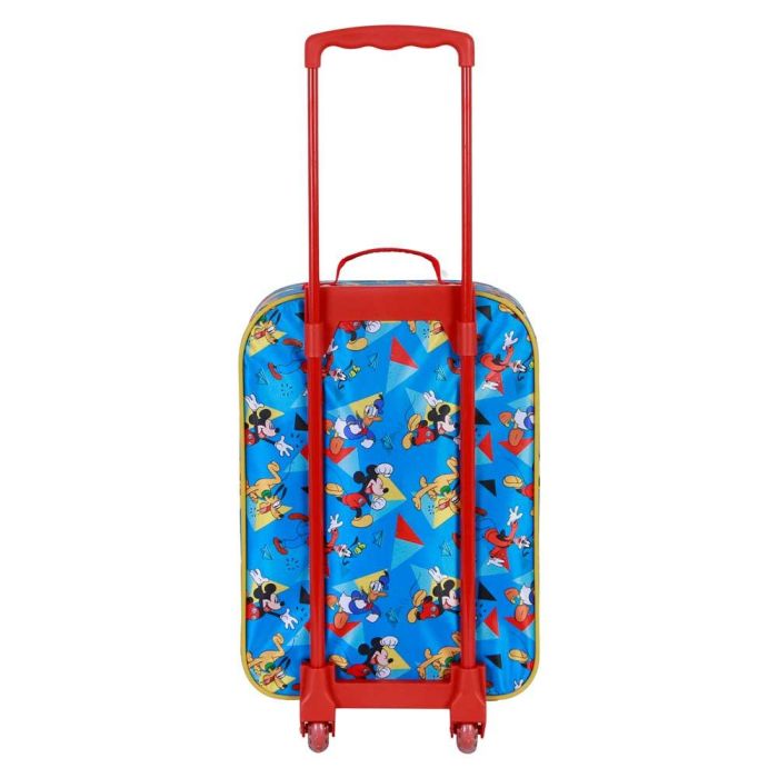 Maleta Trolley Soft 3D Scooter Disney Mickey Mouse Azul 2