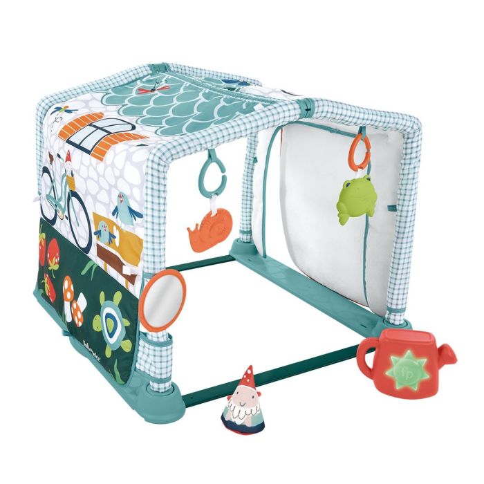 Fisher-Price Hjk45 Gimnasio de Actividades Juega y Gatea 3 en 1 para Bebés - Alfombra, Túnel Casita de Campo, Luces y Música 2 Fisher-Price Hjk45 Gimnasio de Actividades Juega y Gatea 3 en 1 para Bebés - Alfombra, Túnel Casita de Campo, Luces y Música 2
