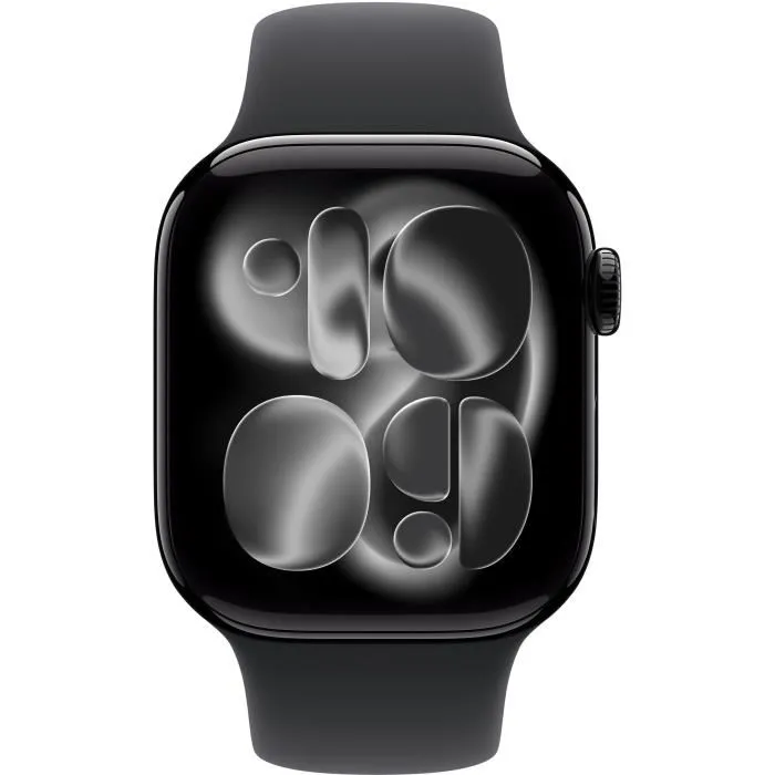 Apple Watch Series 11 GPS 42 mm Caja Aluminio Negro Azabache Correa Deportiva Negra Talla S/M MEQT4ZRA 1