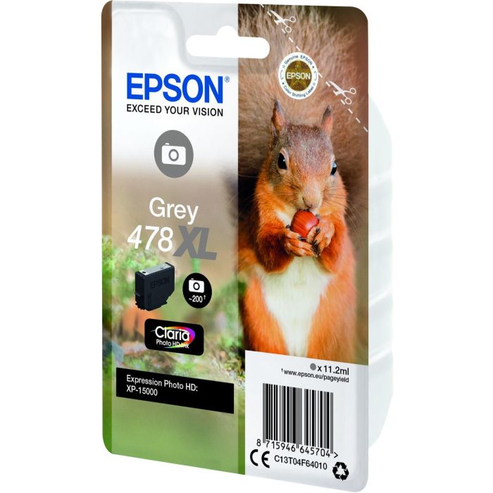 Epson Tinta Gris Claria Photo HD para XP-15000 - 478XL 3 Epson Tinta Gris Claria Photo HD para XP-15000 - 478XL 3