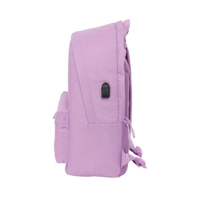 Safta Mochila Portátil 15,6" + USB Munich Básicos Lila 31x44x18 cm 11 Safta Mochila Portátil 15,6" + USB Munich Básicos Lila 31x44x18 cm 11
