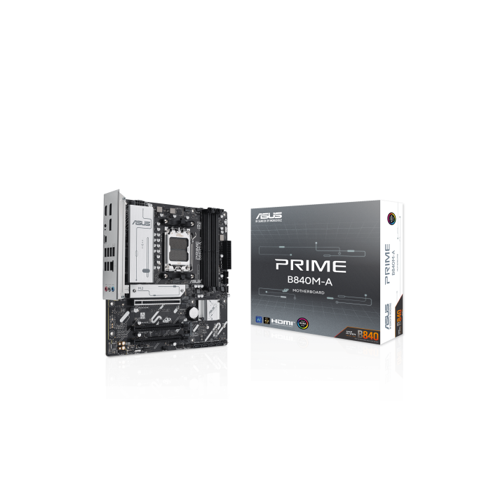 Asus PRIME B840M-A-CSM Socket AM5 DDR5 PCIe 4.0 Micro ATX Asus PRIME B840M-A-CSM Socket AM5 DDR5 PCIe 4.0 Micro ATX