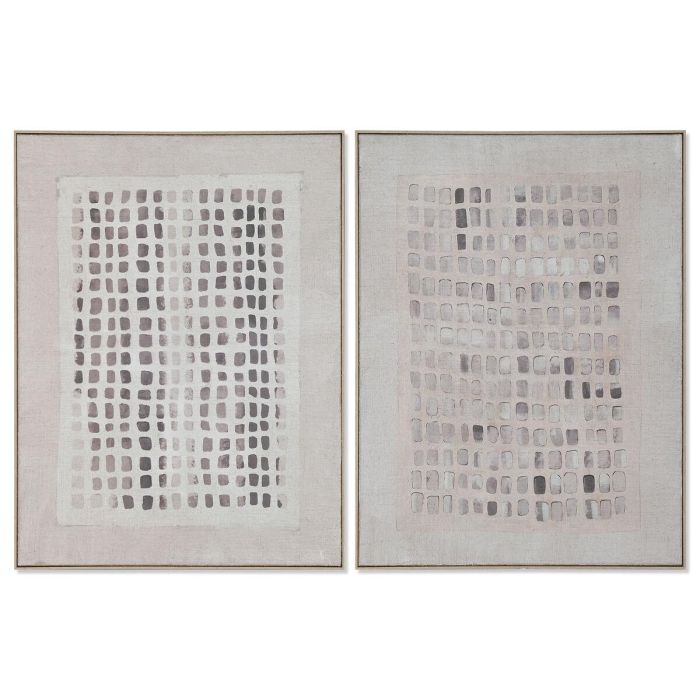 DKD Home Decor Cuadro Scandi Beige y Blanco de Yute y PS 4 x 120 x 90 cm (2 Unidades) 0 DKD Home Decor Cuadro Scandi Beige y Blanco de Yute y PS 4 x 120 x 90 cm (2 Unidades) 0