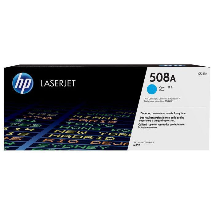 HP Laserjet M552/M553/M577 Toner 508A Cian 5.000 paginas estandard HP Laserjet M552/M553/M577 Toner 508A Cian 5.000 paginas estandard