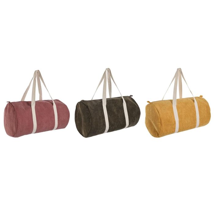 Bolso Moderno DKD Home Decor Fucsia Mostaza 26 x 26 x 50 cm (3 Unidades) Bolso Moderno DKD Home Decor Fucsia Mostaza 26 x 26 x 50 cm (3 Unidades)