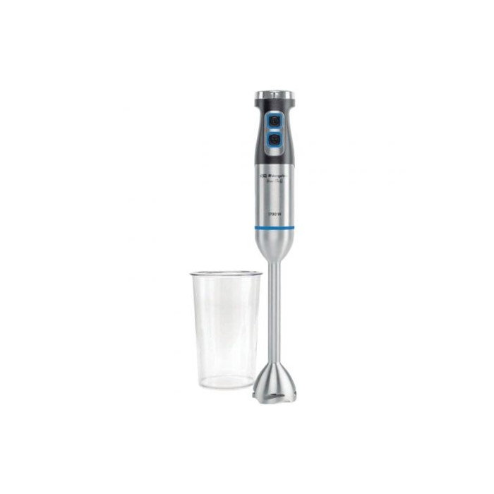 Orbegozo BT 3017 Batidora de mano 1700W con Velocidad Ajustable, Función Turbo y Vaso Mezclador 900ml
