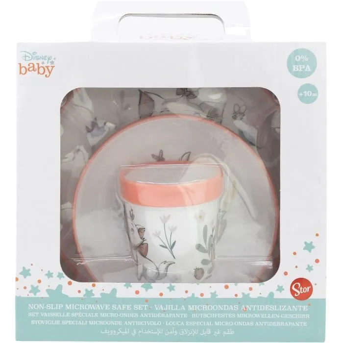 Thermobaby THE8412497066513 Set de Comida Aristochat 3 Piezas: Plato, Bol y Taza 5