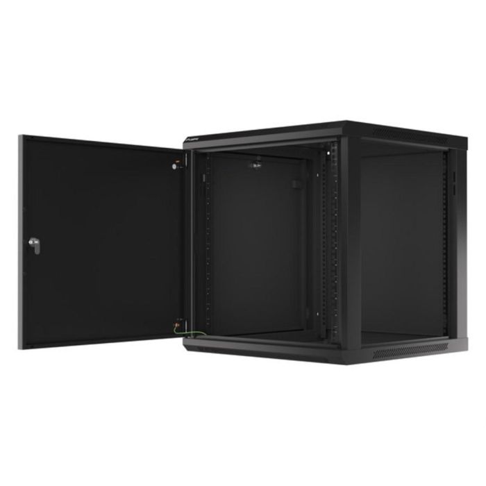 Lanberg WF01-6612-00B Armario Mural Rack 19 Pulgadas 12U Bastidor de Pared 60 kg Acero Negro 2