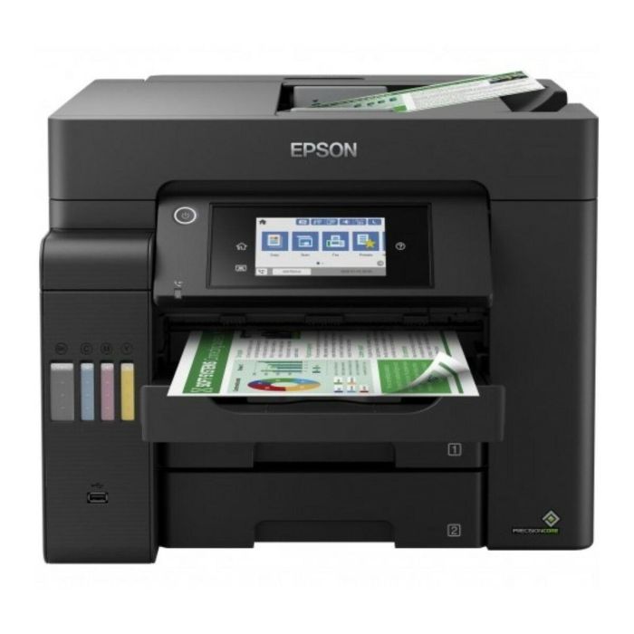 Impresora multifunción 4 en 1 - EPSON - Ecotank ET-5800 - Inyección de tinta - A4 - Color - Wi-Fi - C11CJ30401