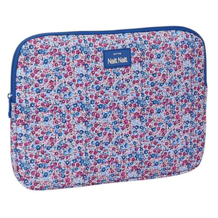 Funda para Portátil Nait Nait Flores coimbra azul Azul 34 x 25 x 2 cm 0 Funda para Portátil Nait Nait Flores coimbra azul Azul 34 x 25 x 2 cm 0