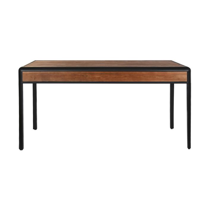 Mesa Comedor Loft DKD Home Decor Marron Oscuro Gris Oscuro 80 x 79 x 160 cm 5 Mesa Comedor Loft DKD Home Decor Marron Oscuro Gris Oscuro 80 x 79 x 160 cm 5