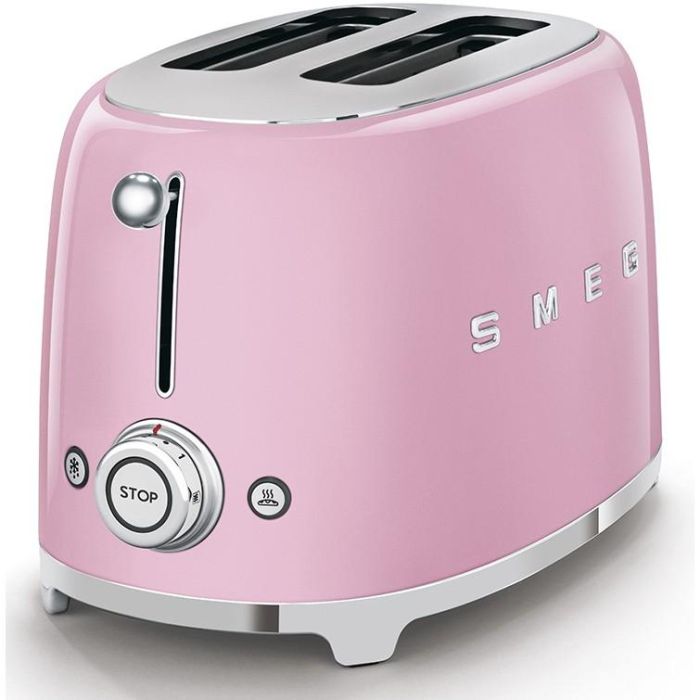 Smeg Tostador 2 rebanadas Estilo Años 50 Rosa TSF01PKEU 1