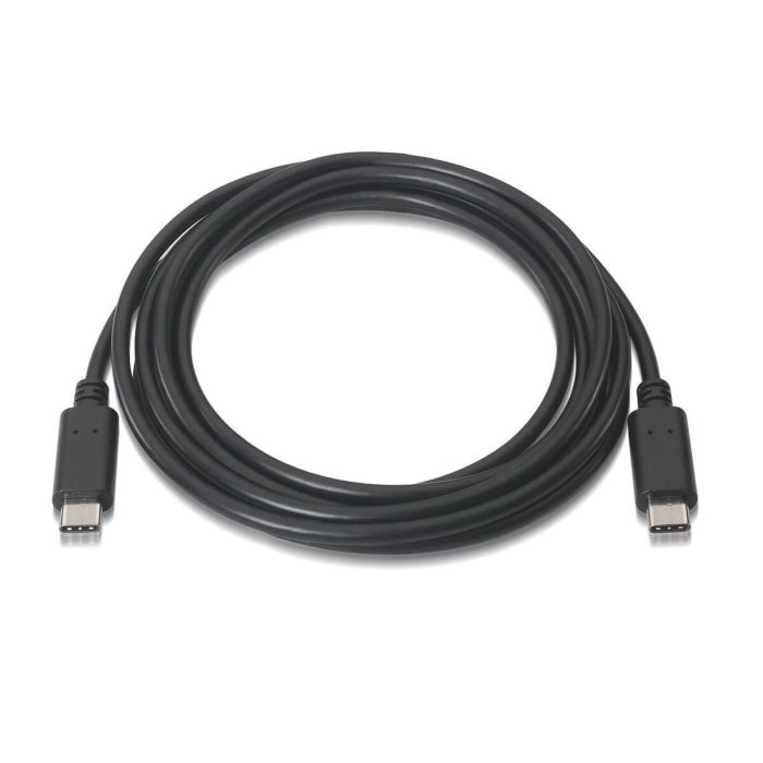AISENS - CABLE USB 2.0 3A, TIPO USB-C/M-USB-C/M, NEGRO, 3.0M 6