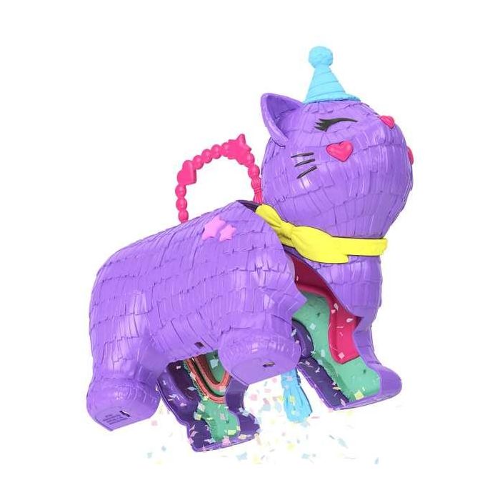 Cofre para mini muñecas gatito piñata partyland polly pocket .incluye 23 accesorios sorpresa. 4 Cofre para mini muñecas gatito piñata partyland polly pocket .incluye 23 accesorios sorpresa. 4