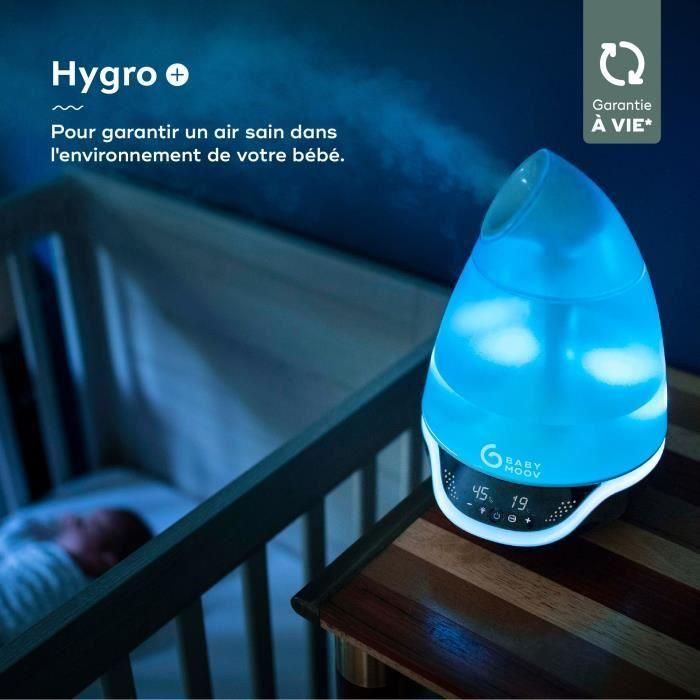 Babymoov Hygro Humidifier Vapor Frío, 7 Colores Luz Nocturna, Difusor Aceites Esenciales, Ajuste Humedad Automático/Manual, Pantalla LCD para Bebé 1 Babymoov Hygro Humidifier Vapor Frío, 7 Colores Luz Nocturna, Difusor Aceites Esenciales, Ajuste Humedad Automático/Manual, Pantalla LCD para Bebé 1