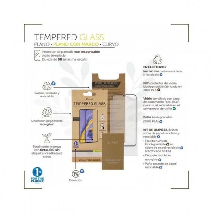 Protector de Pantalla Muvit iPhone 14 Pro 1 Protector de Pantalla Muvit iPhone 14 Pro 1