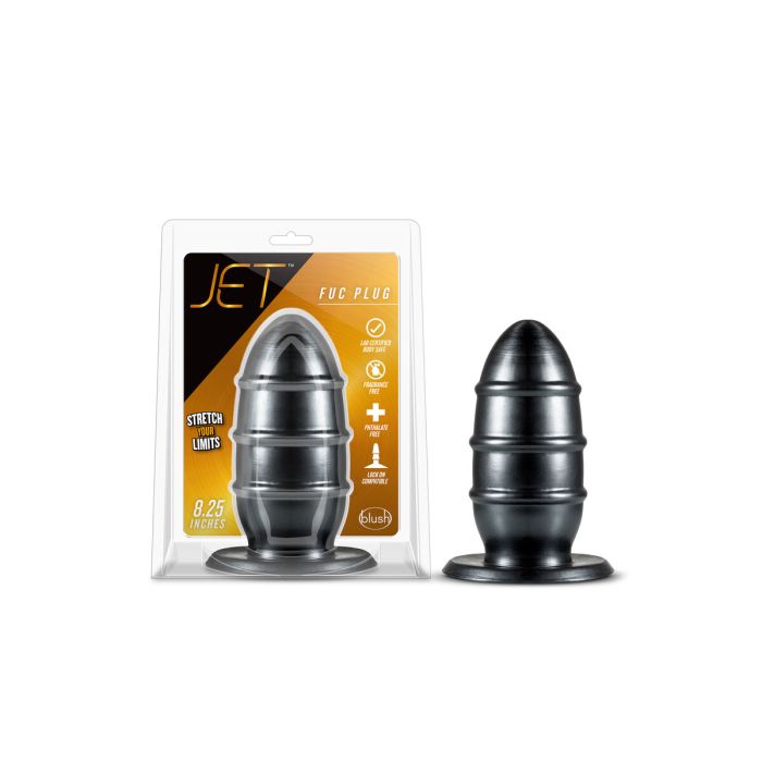 Plug Anal Blush Jet Negro (8,9 cm) 4