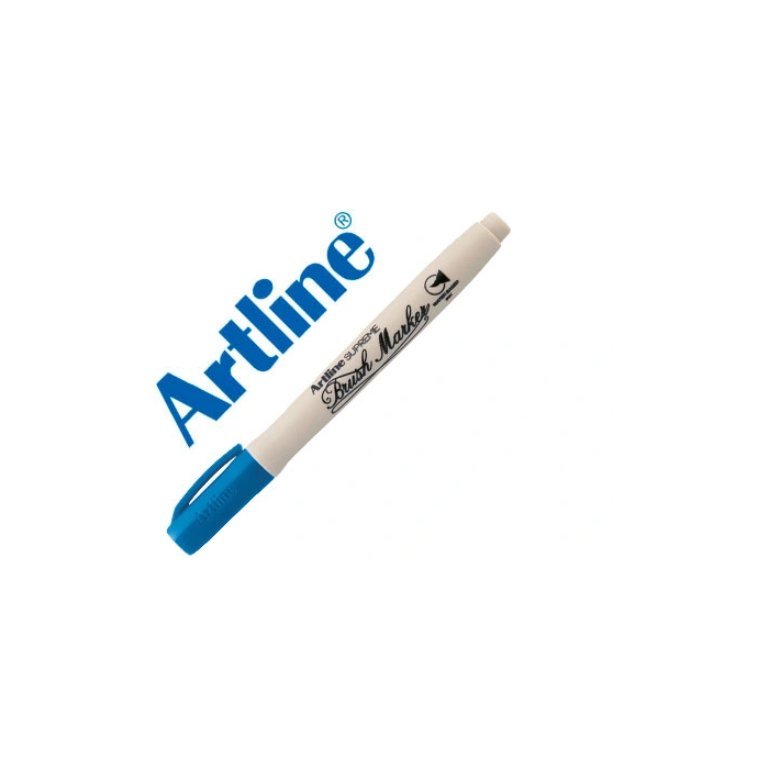 Artline Rotulador Supreme Brush Punta Pincel Trazo Variable Azul para Lettering Base Agua 0 Artline Rotulador Supreme Brush Punta Pincel Trazo Variable Azul para Lettering Base Agua 0