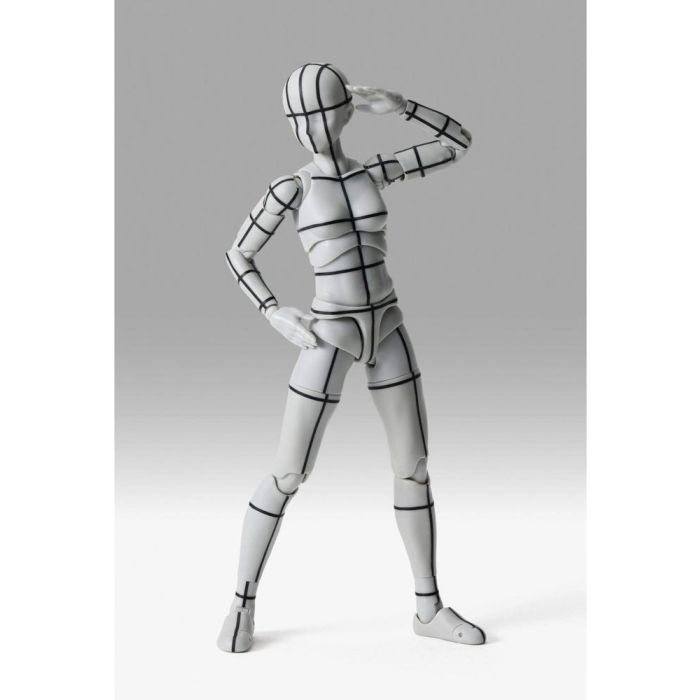 Tamashii Nations Body-Chan Sports Edition Wire Frame - Figura de Acción Gray Color Version para Artistas Tamashii Nations Body-Chan Sports Edition Wire Frame - Figura de Acción Gray Color Version para Artistas