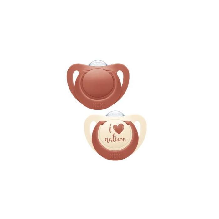 Chupete Nuk For Nature 6-18 Silicona 2Ud. Chupete Nuk For Nature 6-18 Silicona 2Ud.