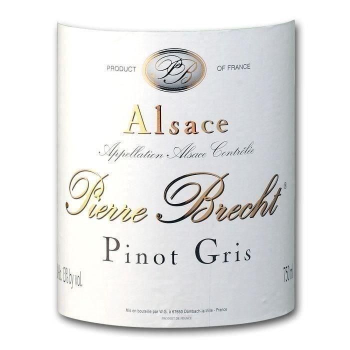 Pierre Brecht Pinot Gris Reserva - Vino blanco de Alsacia 1