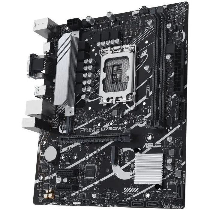 ASUS 90MB1FI0-M1EAY0 Placa Base Intel B760 LGA 1700 DDR5 Micro ATX HDMI PCIE 4.0 SATA 3 USB 3.2 2