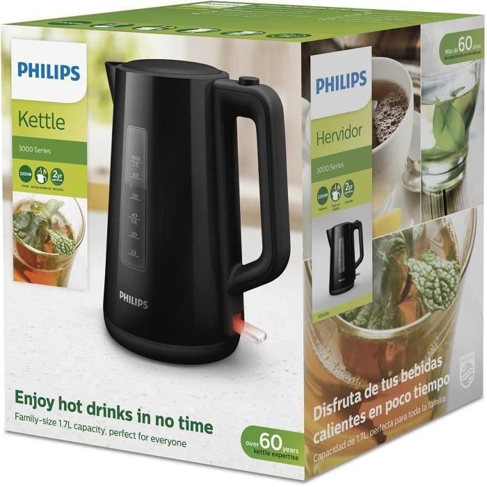 HD9318 / 20 Hervidor de agua diario 1.7L negro 5 HD9318 / 20 Hervidor de agua diario 1.7L negro 5