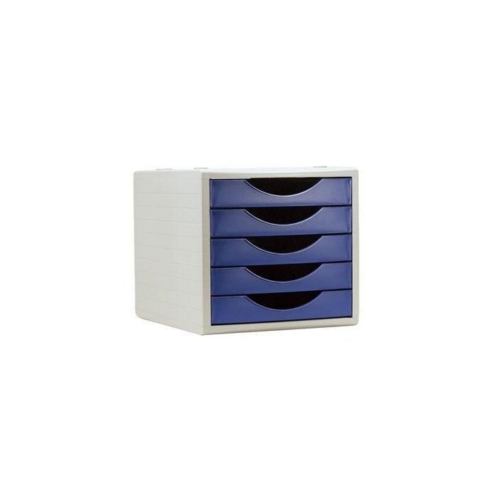 Archivo 2000 Módulo Archivotec 5 Cajones Válido Para Formato Din A4, Fólio Y Subcarpeta 340x270x260 mm Azul Archivo 2000 Módulo Archivotec 5 Cajones Válido Para Formato Din A4, Fólio Y Subcarpeta 340x270x260 mm Azul