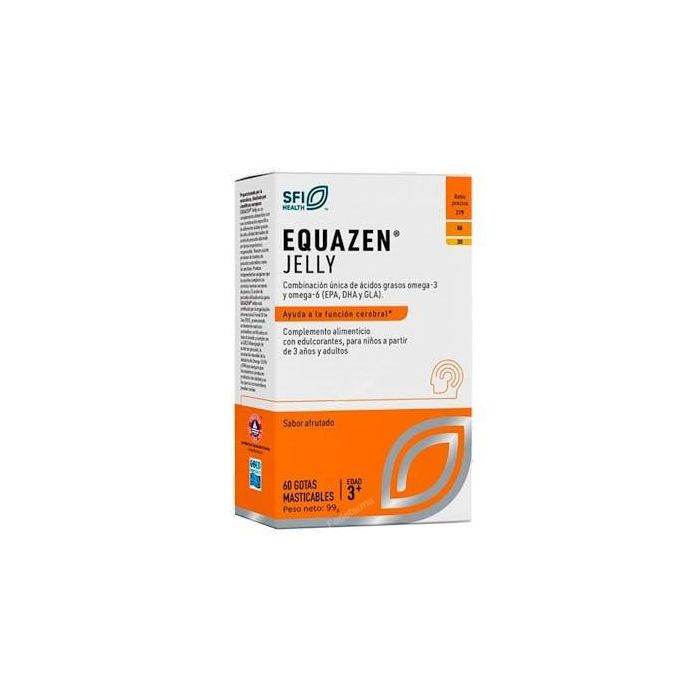 VITAE Jelly 60Cap. Equazen Cápsulas Masticables para la Función Cerebral con Omega-3 y Omega-6