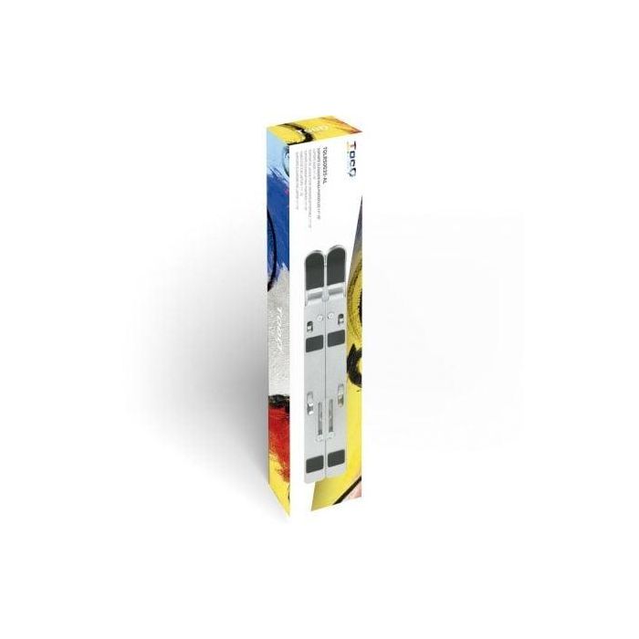 Tooq TQLRS0035-AL Soporte Elevador Plegable para Portátil, Tablet y Móvil 11-15" con 7 Alturas Ajustables y Ventilación, Plata 3 Tooq TQLRS0035-AL Soporte Elevador Plegable para Portátil, Tablet y Móvil 11-15" con 7 Alturas Ajustables y Ventilación, Plata 3