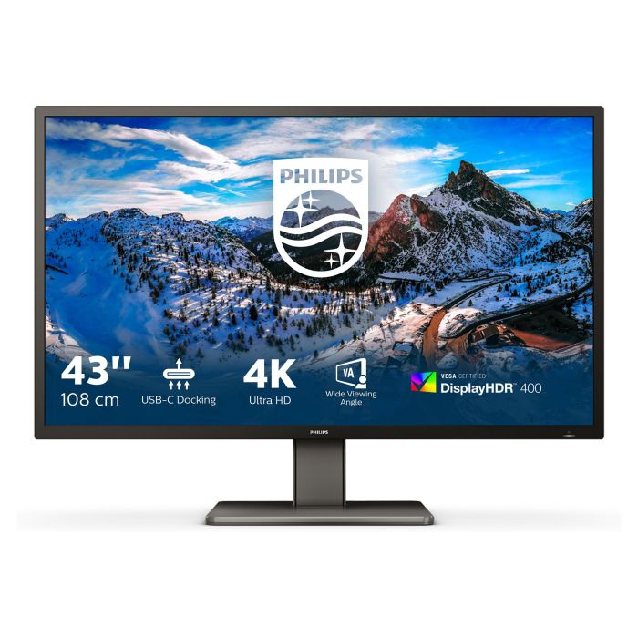 Philips 439P1 Monitor 42.5" 4K UHD VA USB-C 3840x2160 4ms 60Hz 3xHDMI DP Negro 0 Philips 439P1 Monitor 42.5" 4K UHD VA USB-C 3840x2160 4ms 60Hz 3xHDMI DP Negro 0