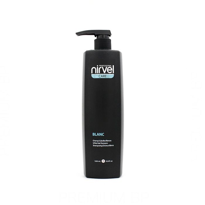 Nirvel Care Champú Blanc 1000 Ml - Reduce tonos amarillentos, reaviva brillo en cabellos grises y blancos, hidrata y suaviza Nirvel Care Champú Blanc 1000 Ml - Reduce tonos amarillentos, reaviva brillo en cabellos grises y blancos, hidrata y suaviza