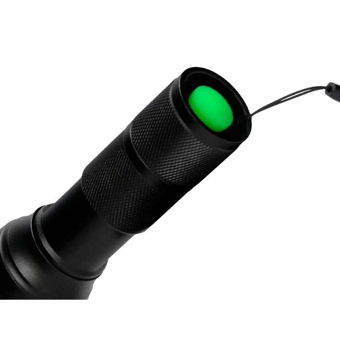 Q-connect Linterna Telescópica de Aluminio 5W con Modos Alto-Medio-Bajo-Estroboscópico-SOS, Incluye 3 Pilas AAA 4