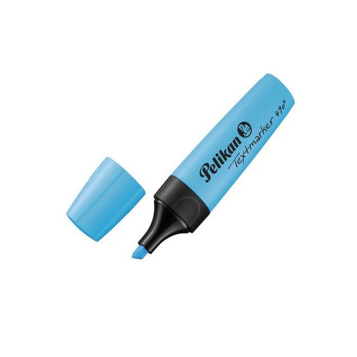 Marcador Fluor Pelikan Textmarker 490 Azul (814133) (Set de 10)