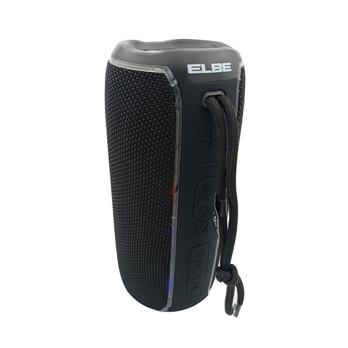 Elbe ALT-N12 Altavoz Bluetooth 20W TWS Negro IPX6 con Luces LED 3
