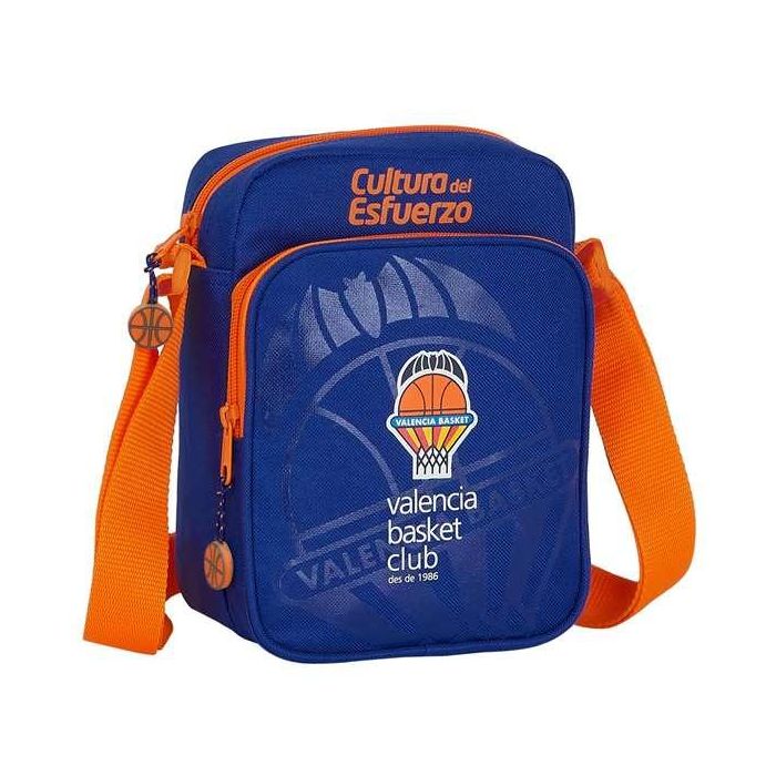 Cartera Escolar Safta Valencia Basket Club Bandolera Pequeña 160x60x220 mm Cartera Escolar Safta Valencia Basket Club Bandolera Pequeña 160x60x220 mm