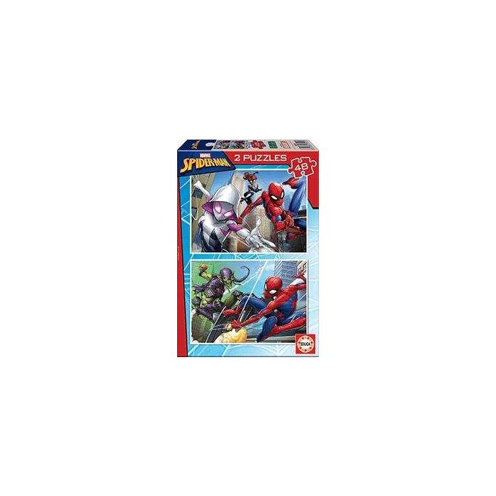Puzzle 2x48 piezas spiderman 5 Puzzle 2x48 piezas spiderman 5