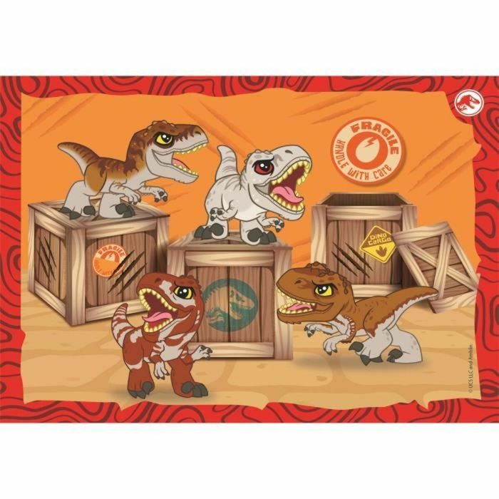 Clementoni CLE1695906884588 Puzzle 4 en 1 Jurassic World 4 Clementoni CLE1695906884588 Puzzle 4 en 1 Jurassic World 4