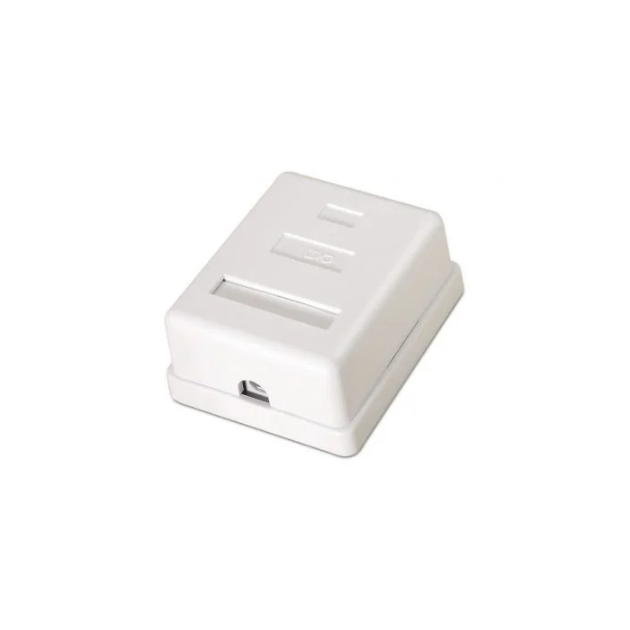 AISENS - ROSETA DE SUPERFICIE RJ45 CAT.6 UTP 1 TOMA, BLANCO 1 AISENS - ROSETA DE SUPERFICIE RJ45 CAT.6 UTP 1 TOMA, BLANCO 1
