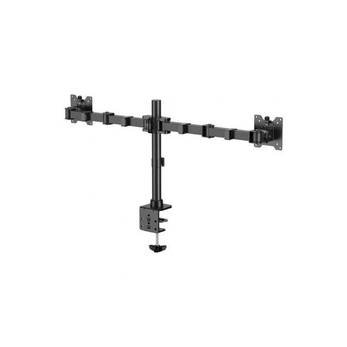 AISENS - SOPORTE DE MESA ECO GIRATORIO E INCLINABLE PARA MONITOR/TV 20KG (3 PIVOTES, 2 BRAZOS) DE 17-35, NEGRO