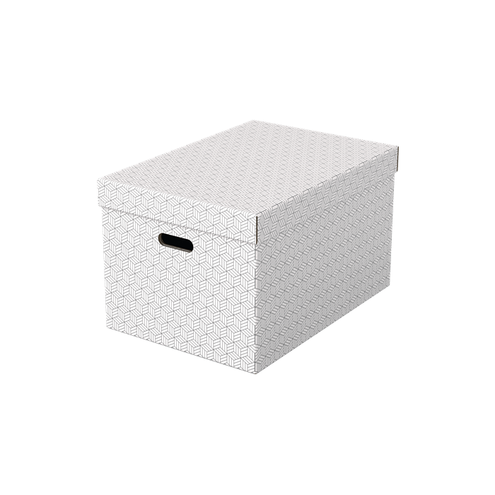 Caja Almacenamiento Esselte Grande Color Blanco 510x355x305 mm Pack De 3 Unidades