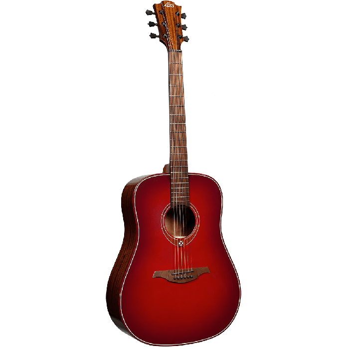 Guitarra Acústica Lag Dreadnought - Edición Limitada Red Burst 0 Guitarra Acústica Lag Dreadnought - Edición Limitada Red Burst 0