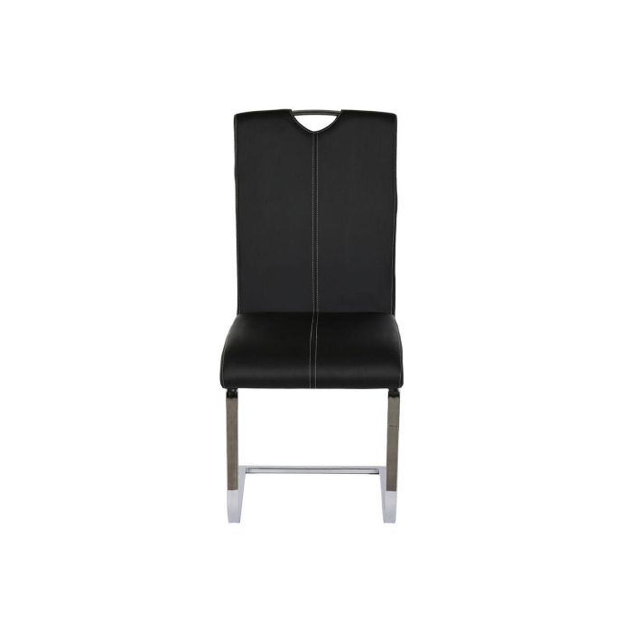 DKD Home Decor Silla de Comedor Moderna | Negro | Materiales: Metal, PU | Dimensiones: 59 cm (Ancho) x 45 cm (Profundo) x 102 cm (Alto) 4 DKD Home Decor Silla de Comedor Moderna | Negro | Materiales: Metal, PU | Dimensiones: 59 cm (Ancho) x 45 cm (Profundo) x 102 cm (Alto) 4