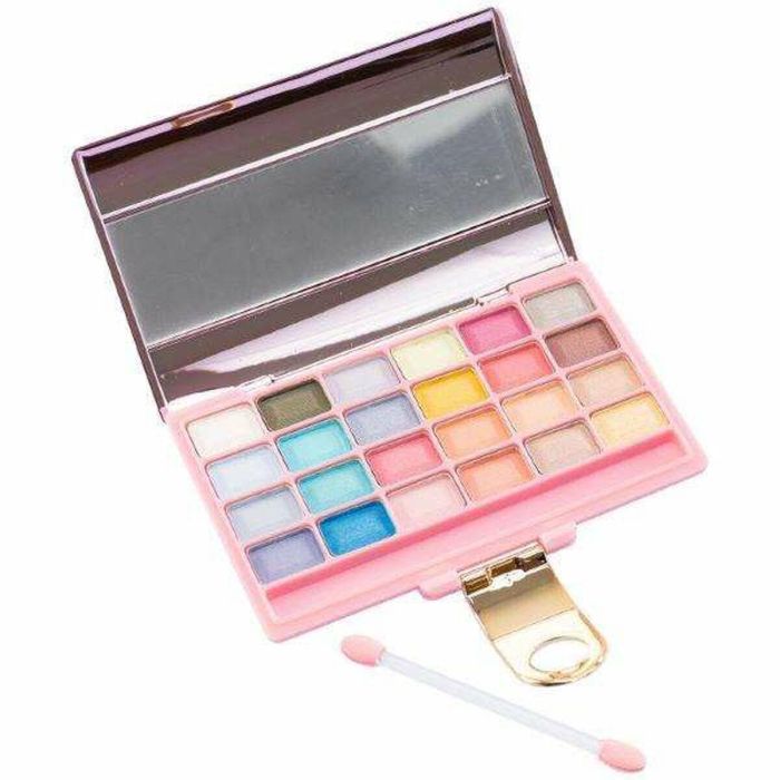 Estuche maquillaje pink it. incluye 24 sombras de ojos y 2 aplicadores. 14x22x2,5 cm 3 Estuche maquillaje pink it. incluye 24 sombras de ojos y 2 aplicadores. 14x22x2,5 cm 3