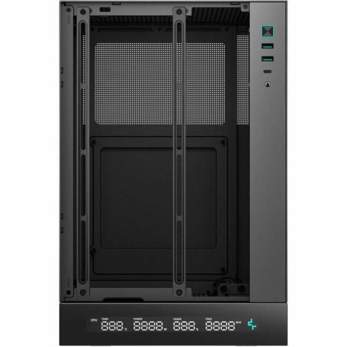Deepcool DEE6933412774228 Minitorre Digital CH170 sin Fuente de Alimentación, Formato M-ITX, Color Negro 4