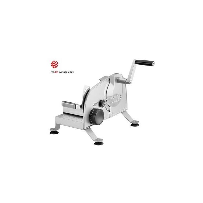 Ritter PODIO-3 Cortafiambres Manual con Hoja Dentada de 17 cm, Base Antideslizante, Acabado Plateado Metálico 6 Ritter PODIO-3 Cortafiambres Manual con Hoja Dentada de 17 cm, Base Antideslizante, Acabado Plateado Metálico 6