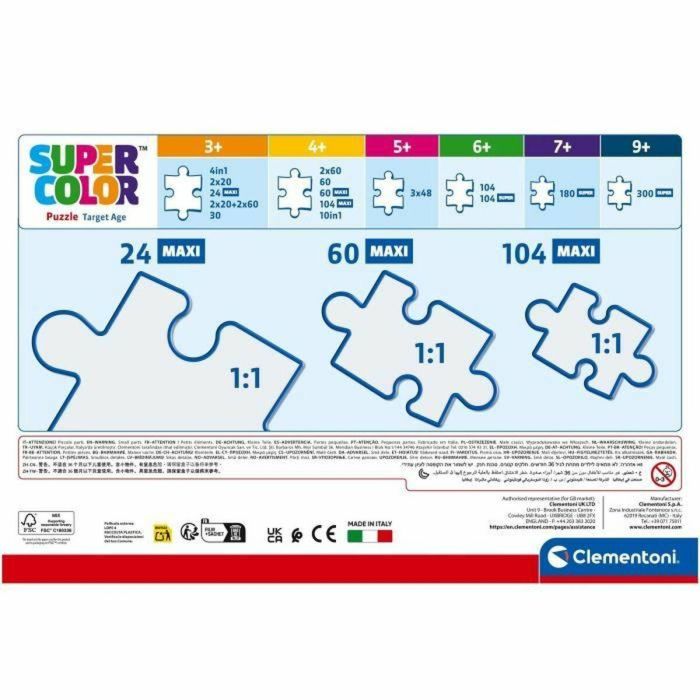 Clementoni CLE8005125248292 - Puzle Maxi 24 piezas de Iron Man y sus increíbles amigos 1