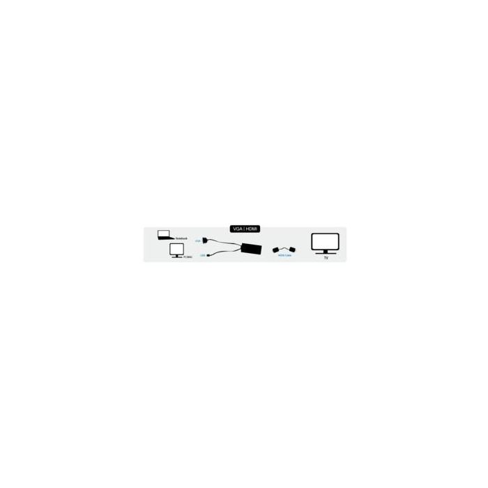Logilink Konverter VGA m. Audio zu HDMI konform m.High Spee 3